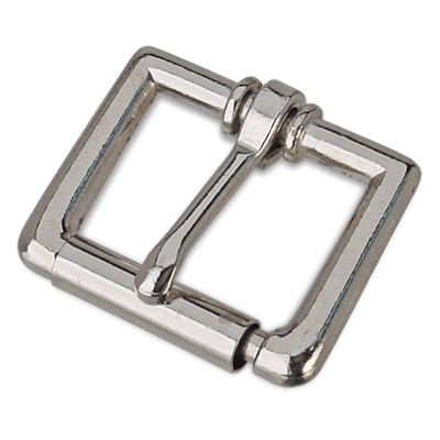 Boucle de sangle avec rouleau mobile