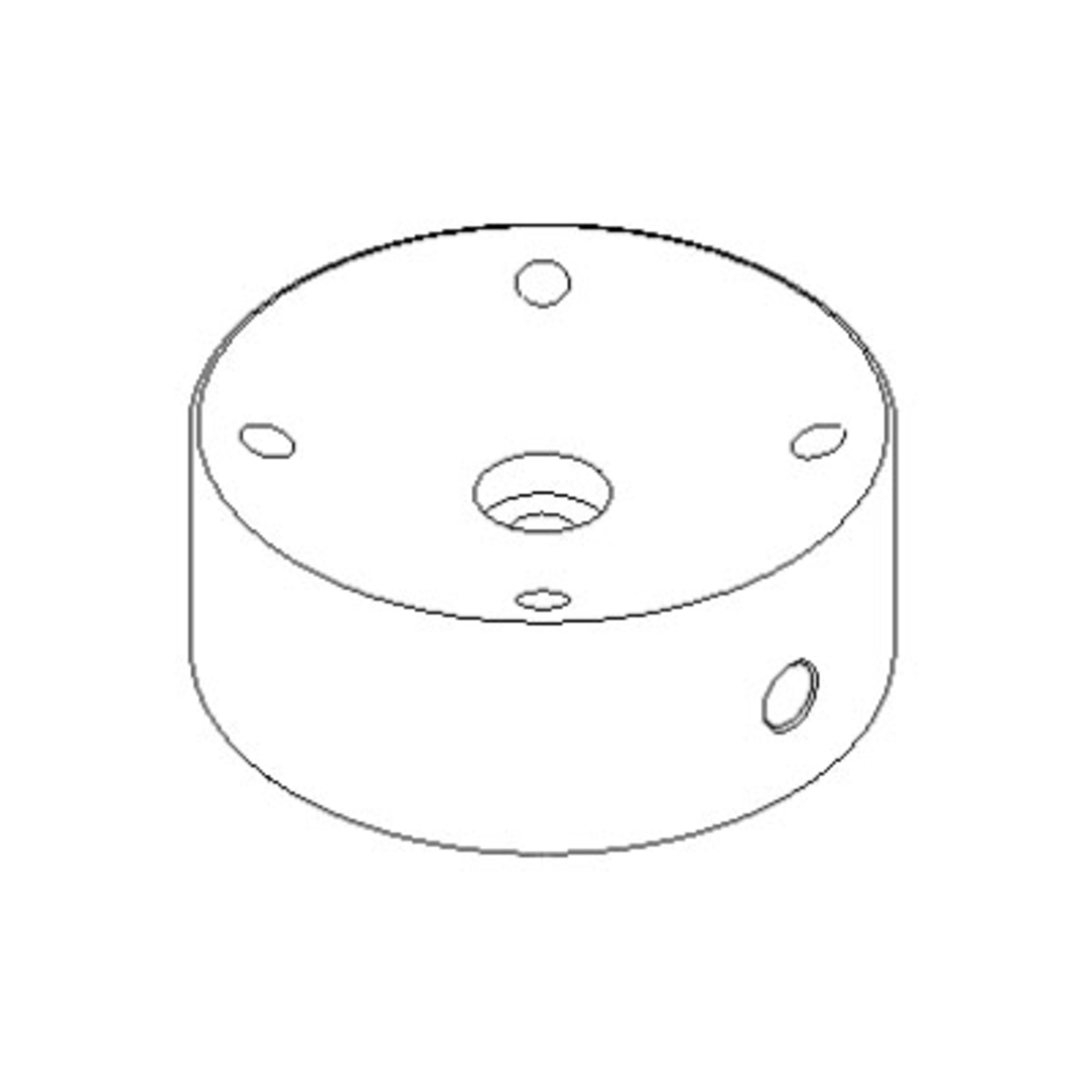 Corps factice pour verrou cylindrique