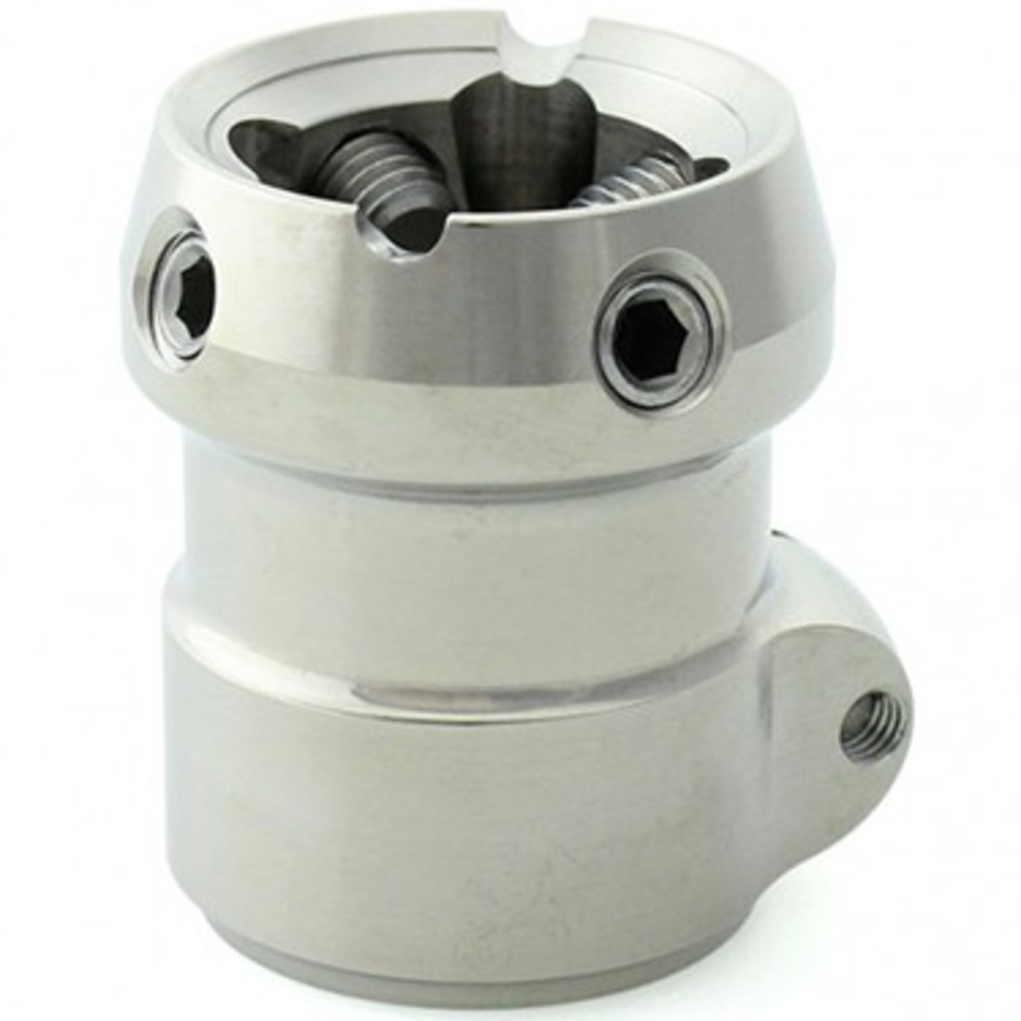 Adaptateur pour tube avec trous de drainage, en titane