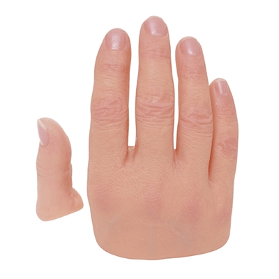 Option de flexion des doigts Regal pour recouvrements digitaux en silicone