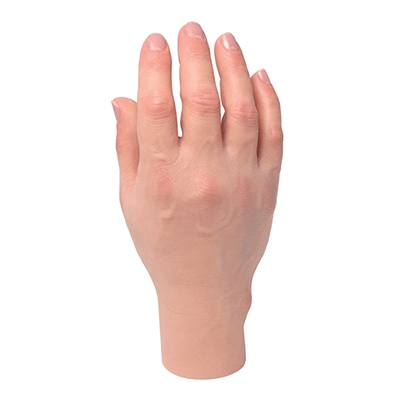 Gants masculin de silicone avec main passif en mousse et connecteur (Modèles 120/120L)